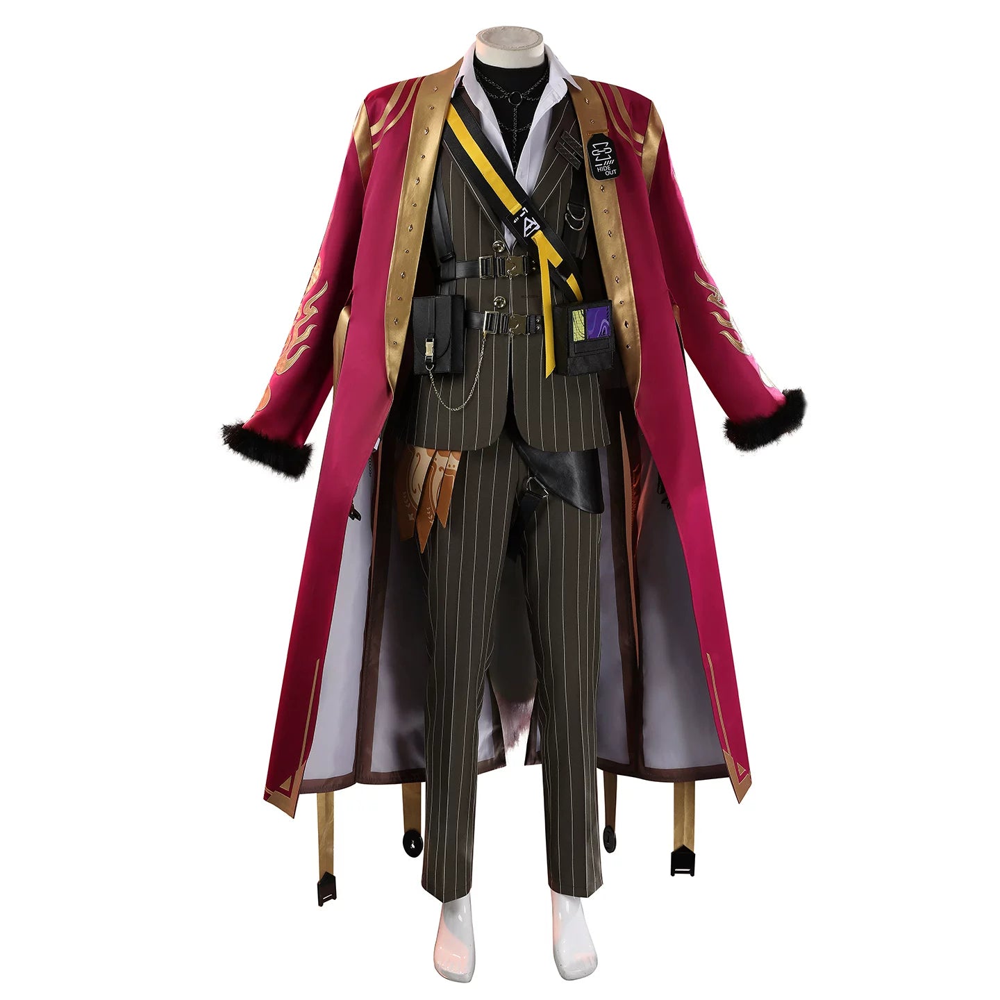 Arknights Belone Cosplay Costume, Male Full Set Game Uniform, Authentic Arknights Character Cos Outfit for Men - Halloweez