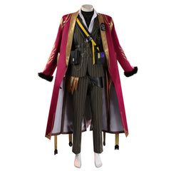 Arknights Belone Cosplay Costume, Male Full Set Game Uniform, Authentic Arknights Character Cos Outfit for Men - Halloweez