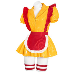 2 Broke Girls Max Fast‑Food Waitress Cosplay Costume Custom‑Made for Halloween Comic‑Con