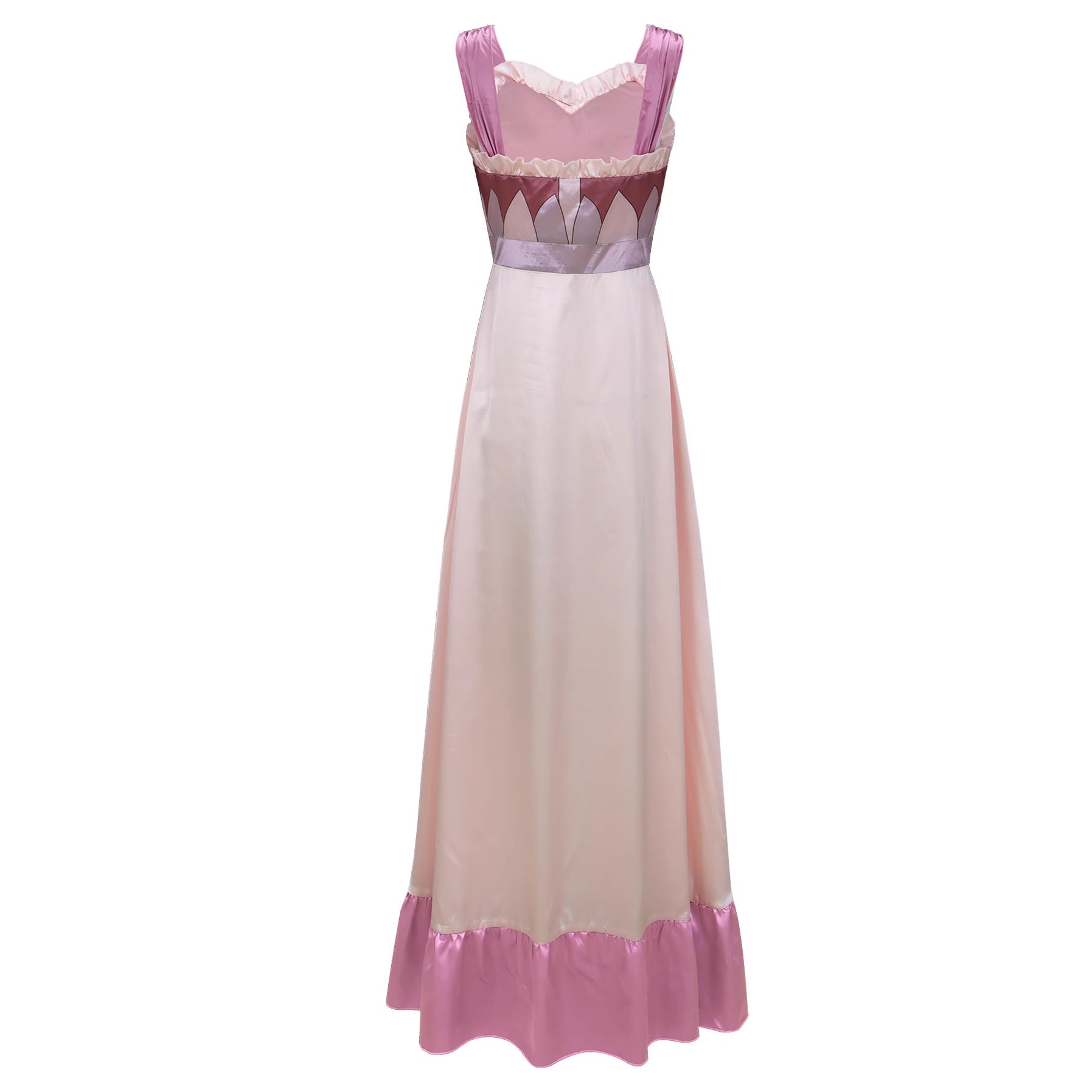 Wicked Glinda Pink White Camisole Nightgown Stage Cosplay Costume Outfit - Halloweez