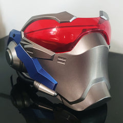 Overwatch Soldier 76 Cosplay Mask Light Up Prop For Halloween