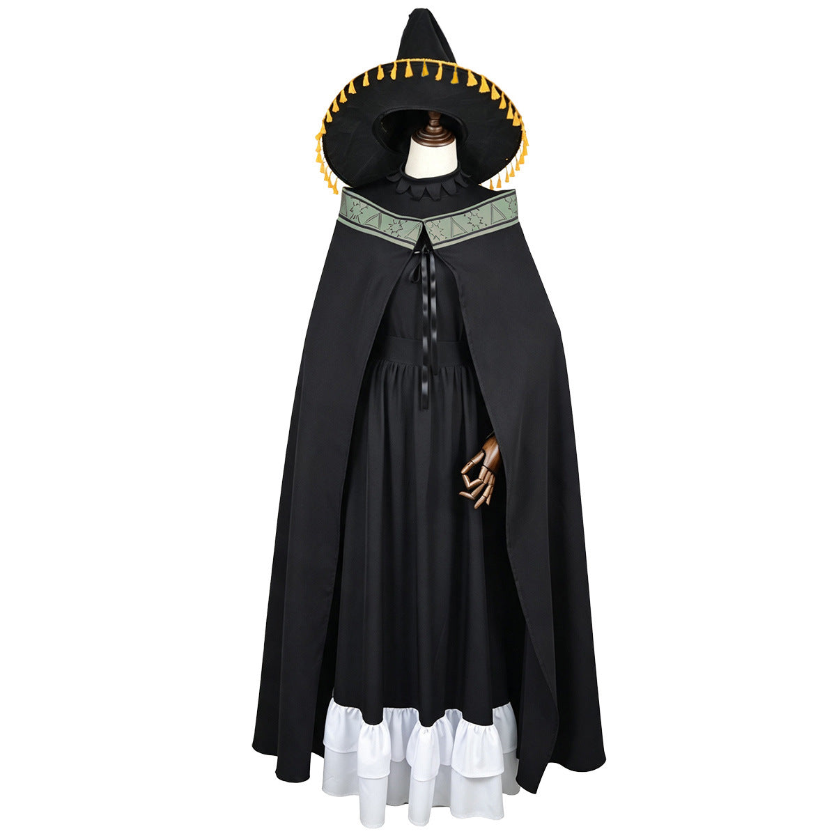 Witch Cloak Dress Cosplay Costume Custom for Halloween & Anime Con