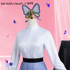 Shinobu Kocho Relo Hotels Collab Cosplay Costume,Custom Size for Halloween & Comic‑Con
