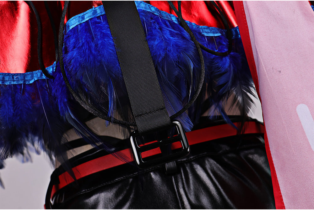 Delta Action Mai Xiaowen Red Skin x Vyshyvanka Collaborative Cosplay Costume - Halloweez