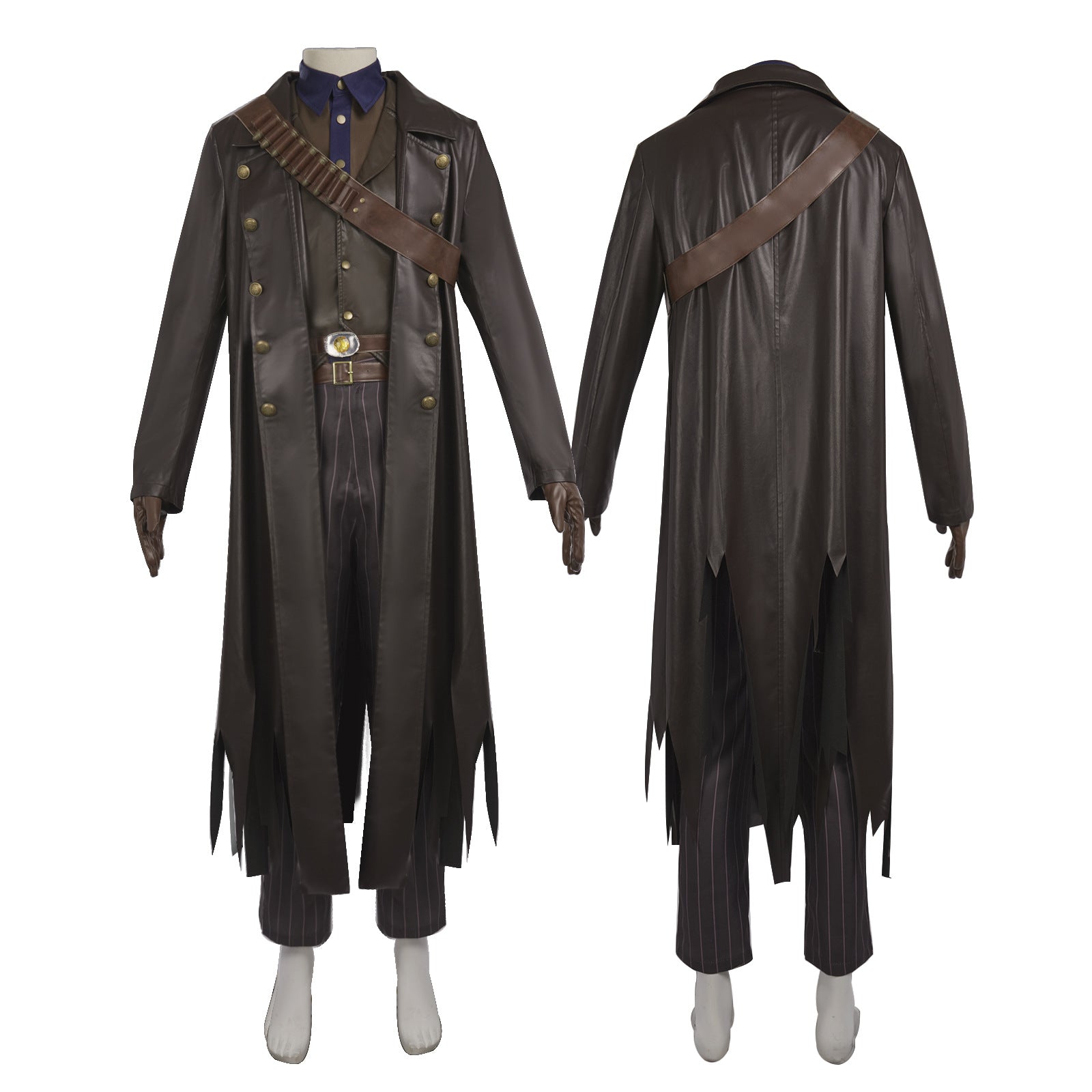 Fallout Season 1 The Ghoul Full Cosplay Costume Set for Halloween Cosplay Outfit - Halloweez