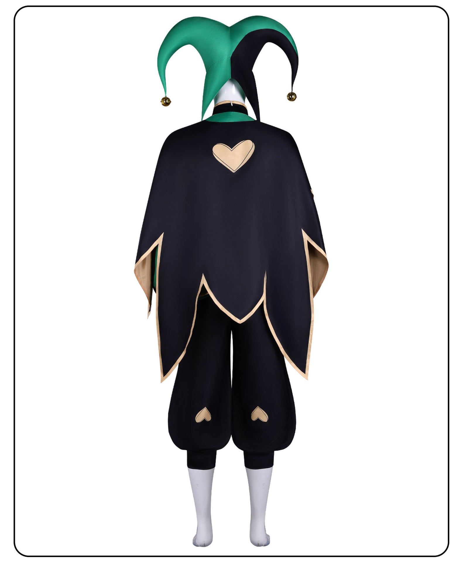 Freak Circus Harlequin Jester Pierrot Clown Cosplay Costume - Halloweez