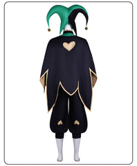 Freak Circus Harlequin Jester Pierrot Clown Cosplay Costume - Halloweez