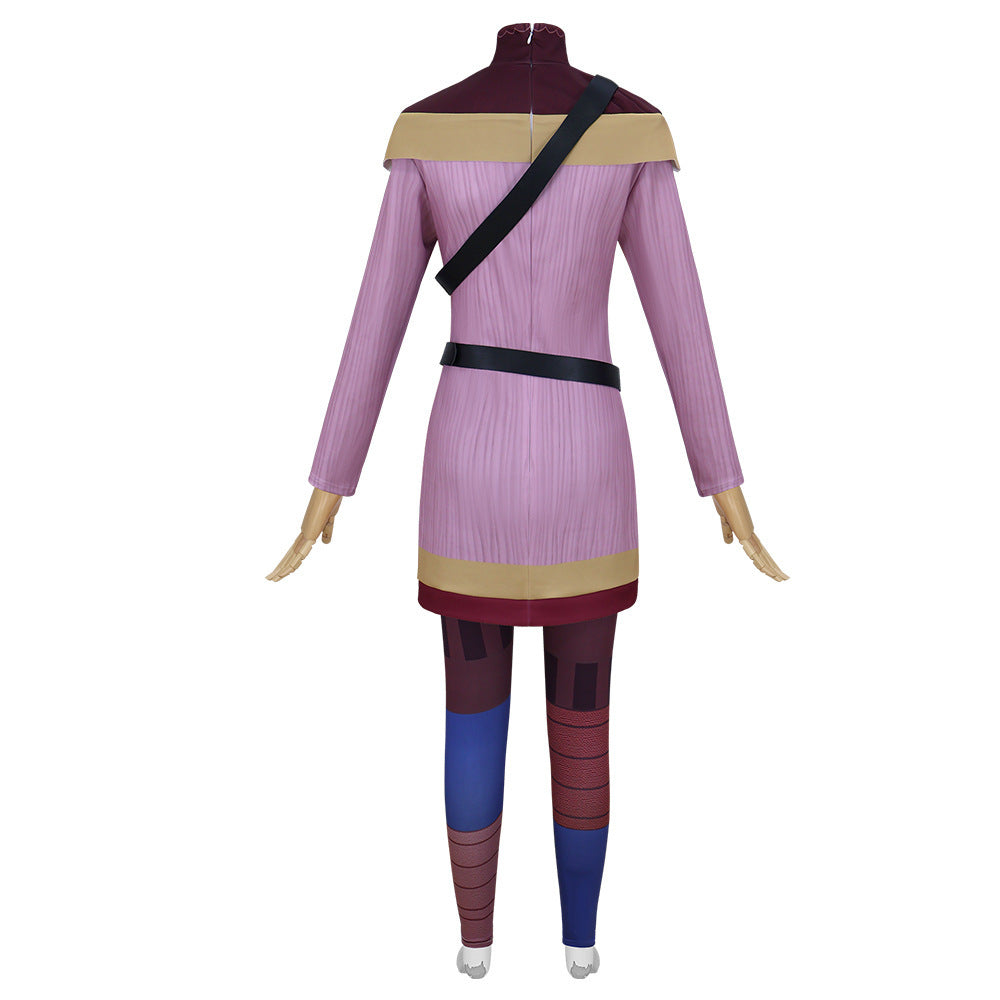 Tangled Cassandra Cosplay Costume Princess Royal Guard Outfit for Halloween - Halloweez