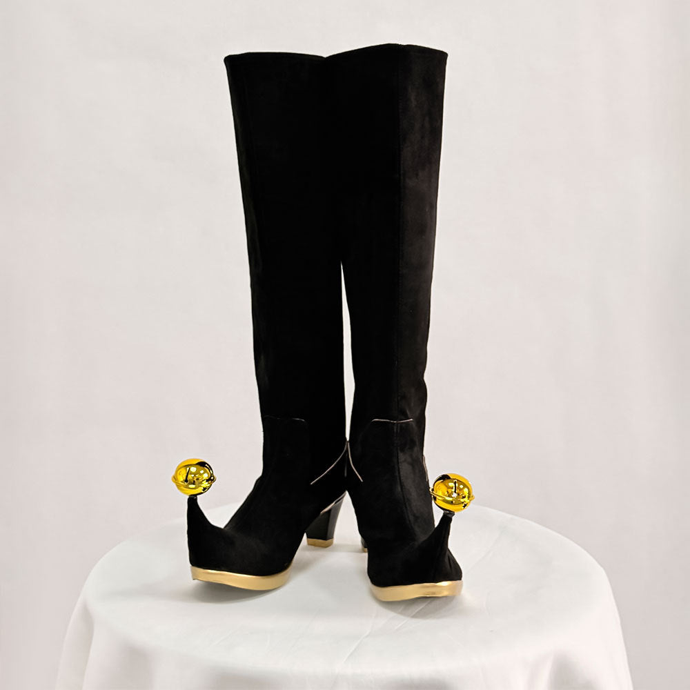 Freak Show Circus Pierrot Jester Full Cosplay Set with Heels - Halloweez