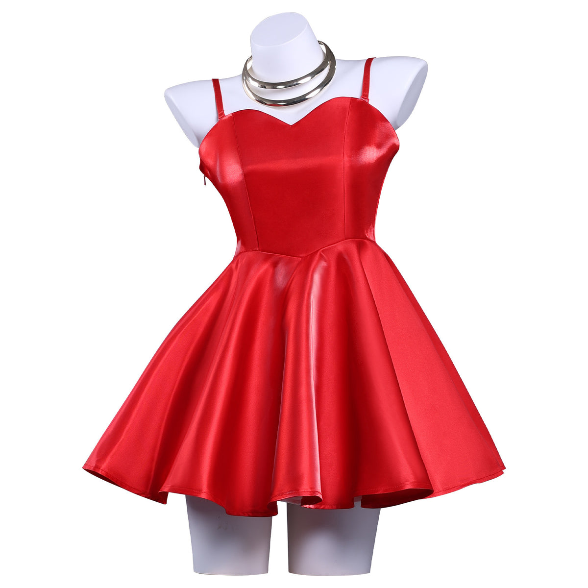 Panty & Stocking Panty Red Slip Dress Cosplay Costume,Custom Made,for Halloween&Con