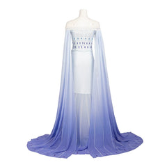 Elsa Frozen 2 Cosplay Princess Dress,Custom Size for Halloween & Comic‑Con