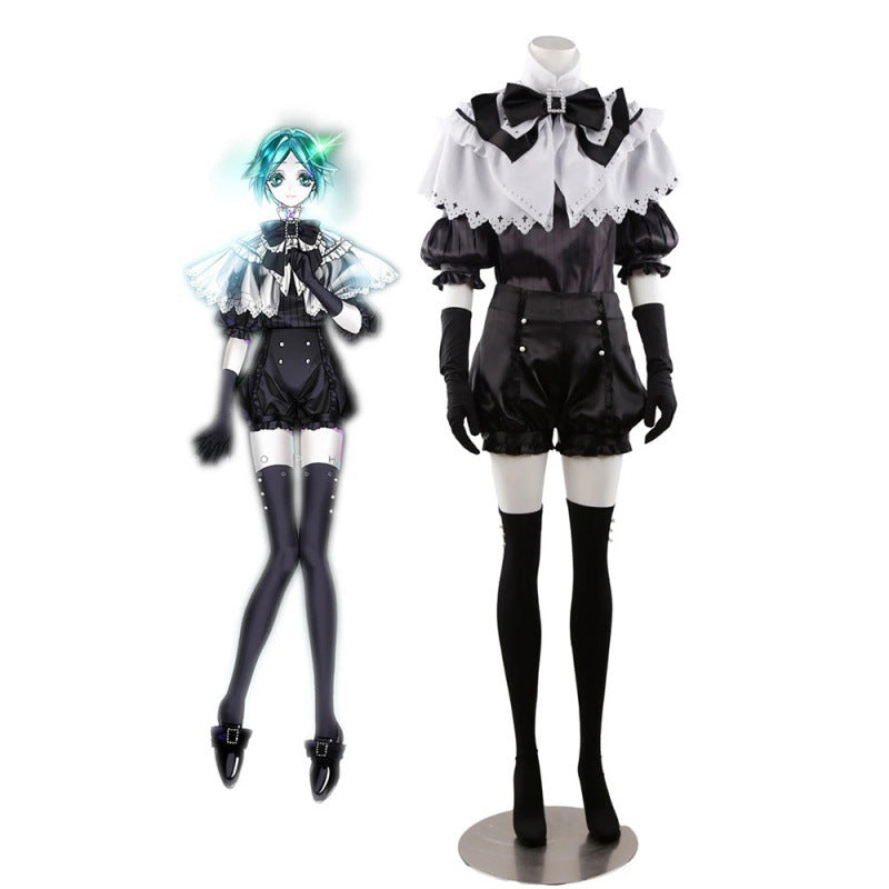 Land of the Lustrous Cosplay Costume Phosphophyllite Diamond Bort Antarcticite Outfit - Halloweez