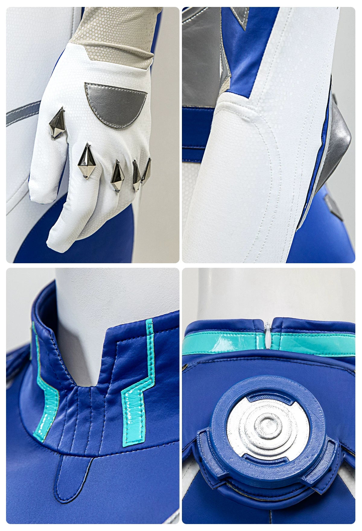 Invisible Woman Cosplay Outfit, Marvel Rivals Sue Storm Full Costume Women Role Play Suit for Game Cos - Halloweez