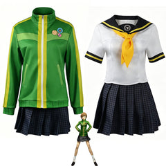Persona 4 Chie Satonaka Cosplay Costume Custom For Comic‑Con Halloween