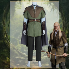 Lord of the Rings Elf Cosplay Costume Custom For Halloween Comic‑Con