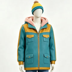 Stranger Things Max Mayfield Cosplay Coat & Beanie,Custom‑Made,Halloween