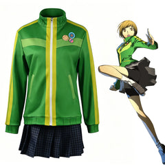 Persona 4 Chie Satonaka Cosplay Costume Custom For Comic‑Con Halloween