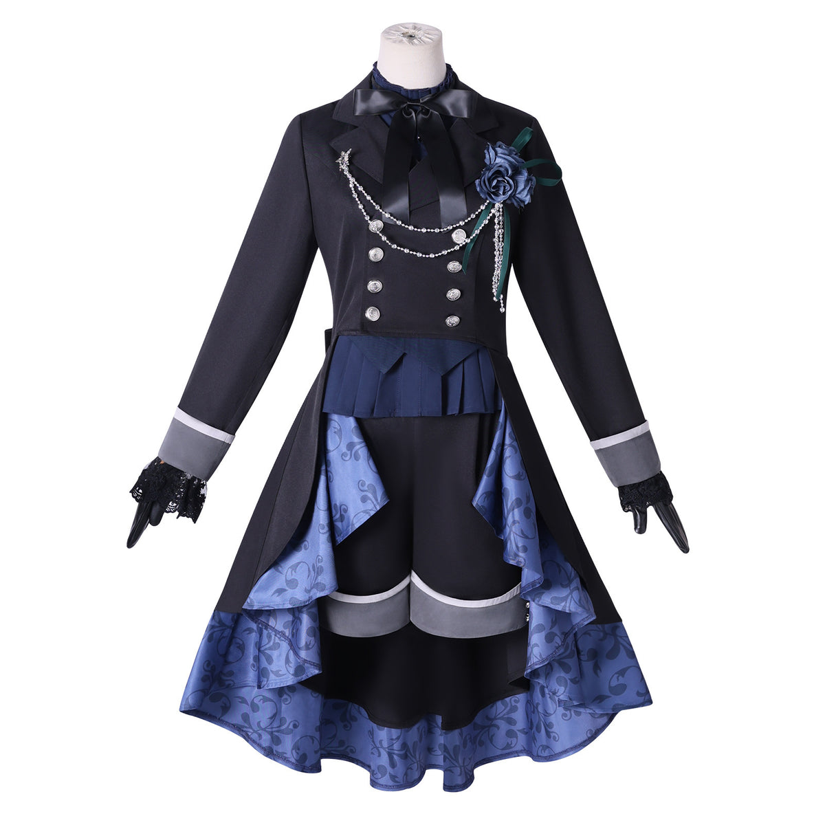 Black Butler Emerald Witch Arc Ciel Phantomhive Black Rose Cosplay Costume Women Outfit - Halloweez