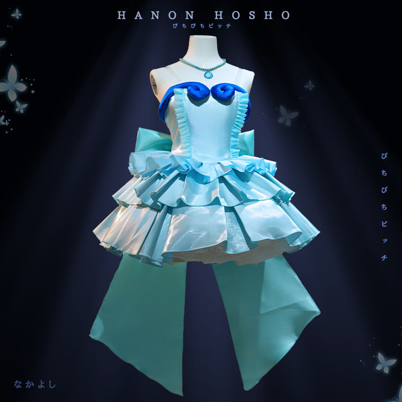 Hanon Hosho Cosplay Costume Mermaid Melody Pichi Pichi Pitch Full Set - Halloweez