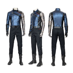 Bucky Barnes Winter Soldier Cosplay Costume,Custom Size for Halloween & Comic‑Con
