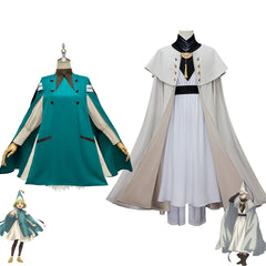 Witch Hat Atelier Coco & Riche Cosplay Costume, Anime Witch Magic Outfit For Women, Fantasy Medieval Cosplay Dress - Halloweez