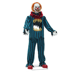 Scary Hollow‑Out Clown Cosplay Costume, Custom Made for Halloween Horror Theme Events