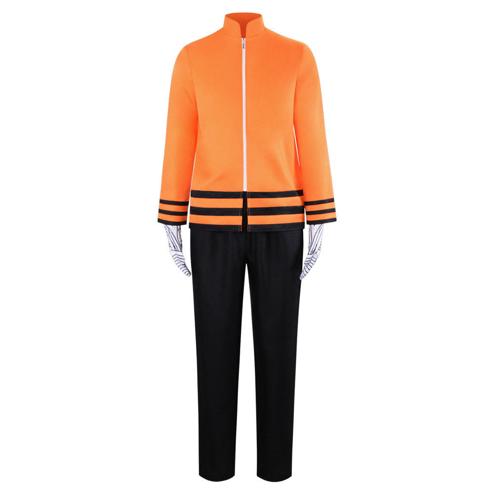 Boruto Naruto Next Generations Naruto Uzumaki 7th Hokage Cosplay Costume Full Set - Halloweez