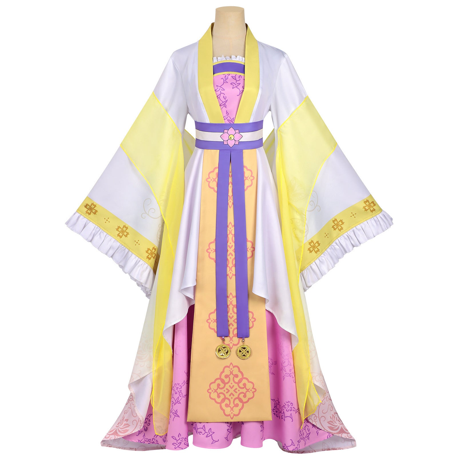 Though I Am An Inept Villainess Huang Linglin Cosplay Dress, Chinese Ancient Style Retro Costume, Anime Traditional Han Style Dress For Cosplay Party - Halloweez