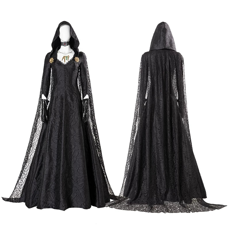 Bela Dimitrescu Cosplay Costume,Custom Size for Halloween & Comic‑Con
