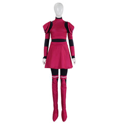 M3GAN 2.0 Cosplay Costume Mecha Combat Dress Custom‑Made for Halloween & Kids Cosplay