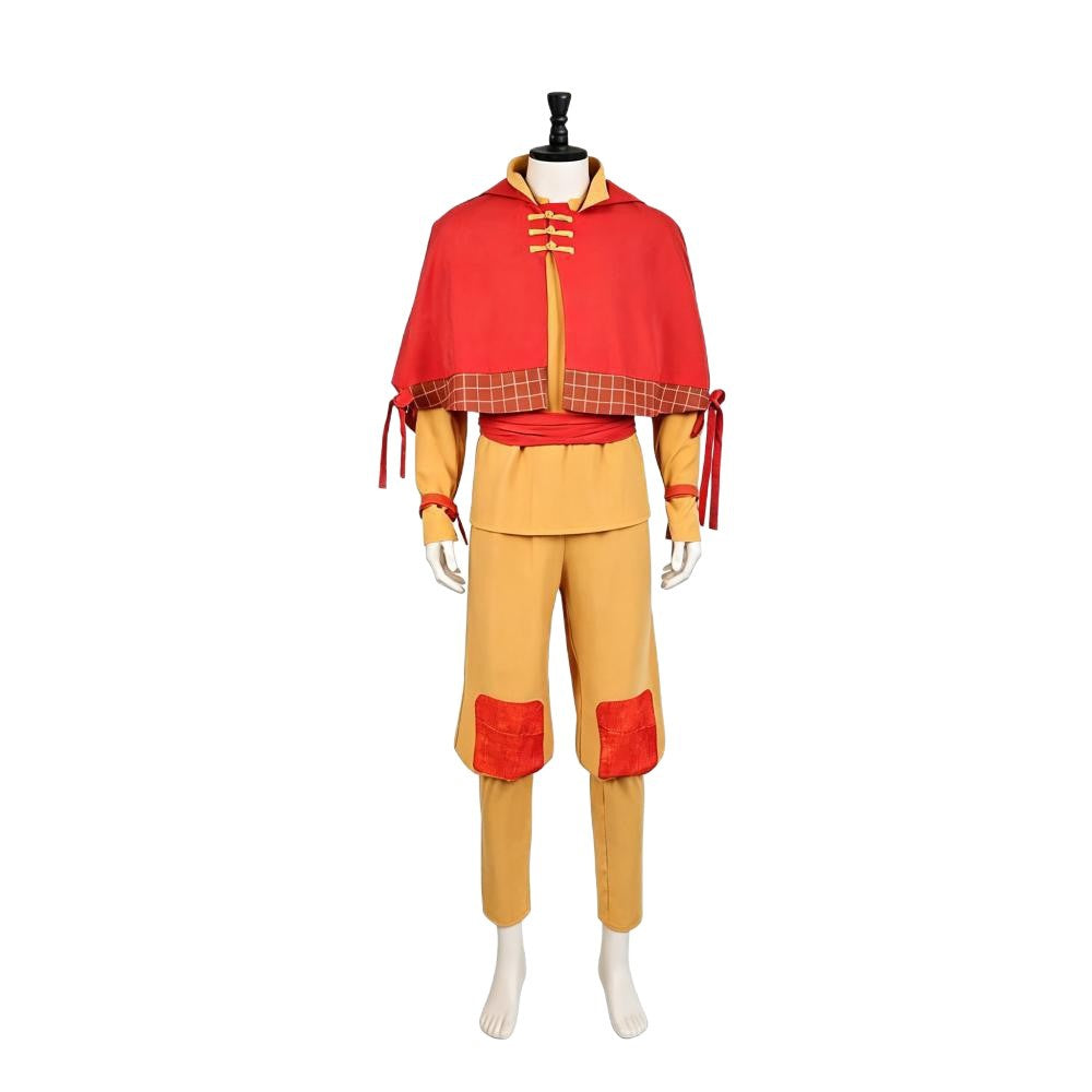 Avatar The Last Airbender Aang Cosplay, Custom Season 2 Outfit for Halloween & Comic Con
