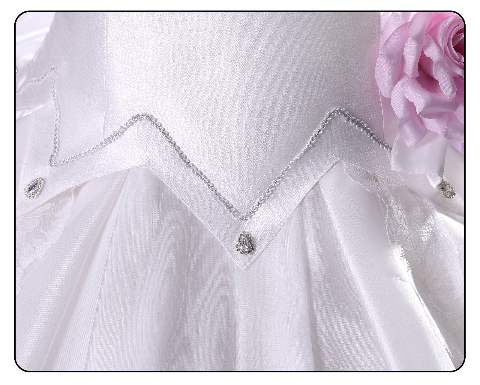 Date A Live Kurumi Tokisaki Wedding Dress Cosplay, Bride Gown Anime Cosplay Costume For Women, Romantic Wedding Style Roleplay Outfit - Halloweez
