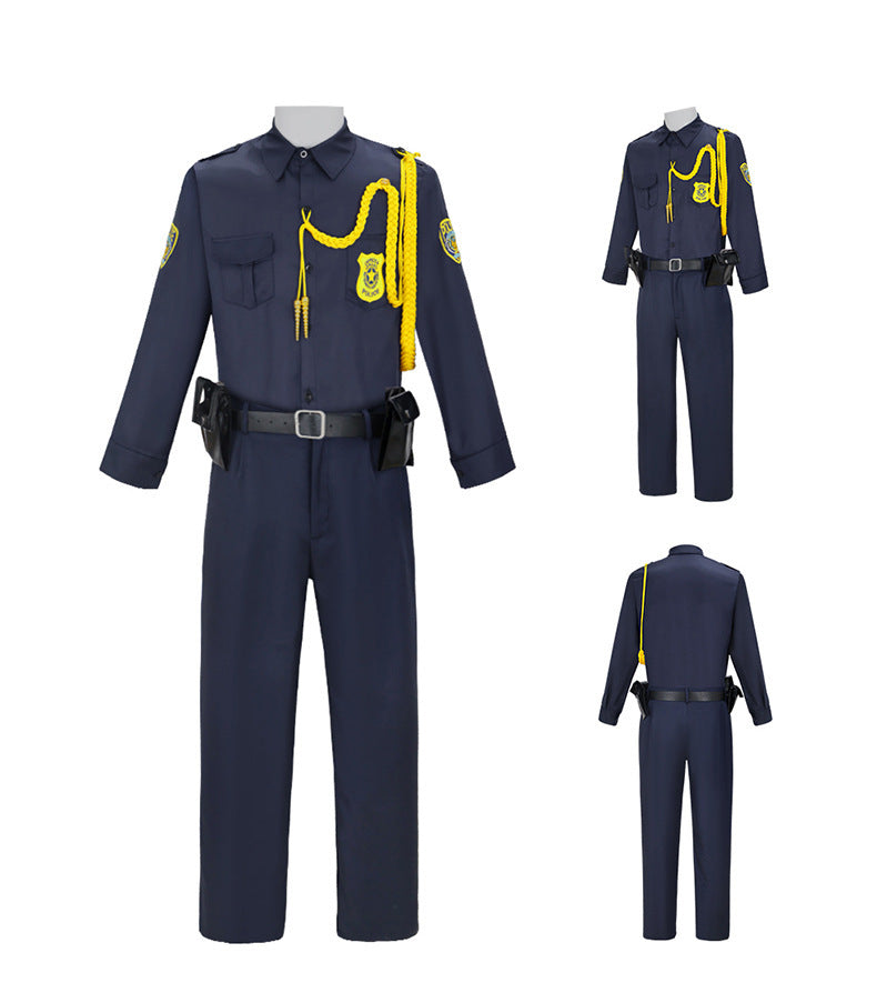 Zootopia Nick Wilde Police Uniform Halloween Cosplay Costume Outfit - Halloweez