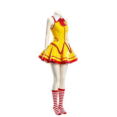Virtual Vocal Singer Derivative Cosplay Waitress Uniform For Halloween