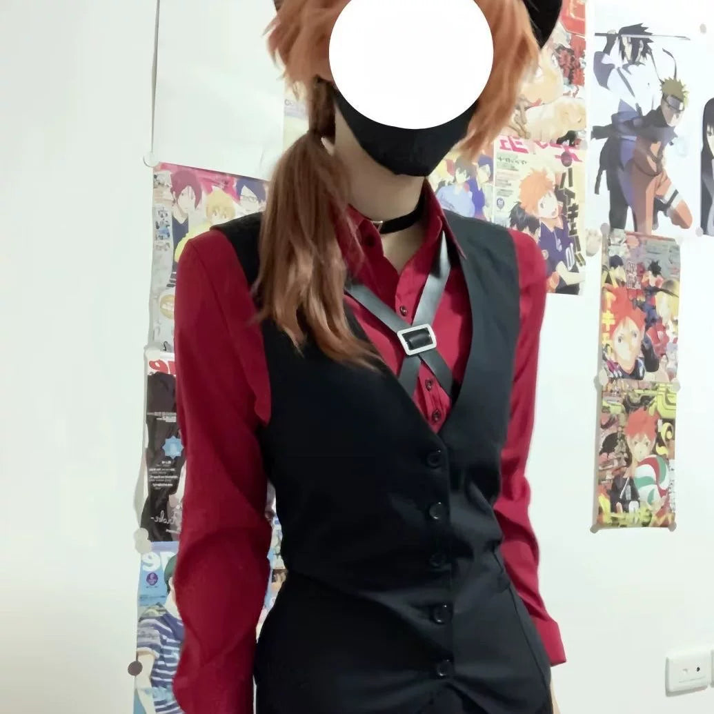 Bungo Stray Dogs BEAST Nakahara Chuuya IF Line Cosplay Costume Slim Waist Full Set Daily Outfit - Halloweez