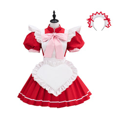 Tokyo Mew Mew Mint & Lettuce Maid Cosplay Costume Custom for Halloween & Con