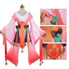 Honor of Kings Daji Oriental Moon Priestess Cosplay Costume, Custom Made