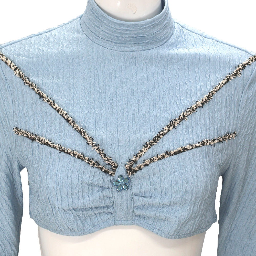 Elegant Star Wars Padmé Amidala Light Blue Cosplay Party Dress for Women - Halloweez