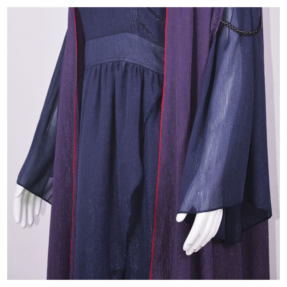 WandaVision Agatha Harkness Cosplay Costume Scarlet Witch Mentor Women Dress In Stock - Halloweez