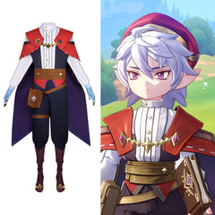 Roco Kingdom: World Enzo Black Wizard Cosplay Costume
