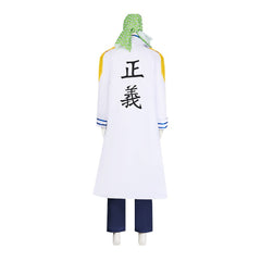 One Piece Koby Cosplay Costume Marine Uniform For Halloween Role Play