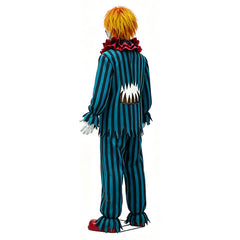 Scary Hollow‑Out Clown Cosplay Costume, Custom Made for Halloween Horror Theme Events