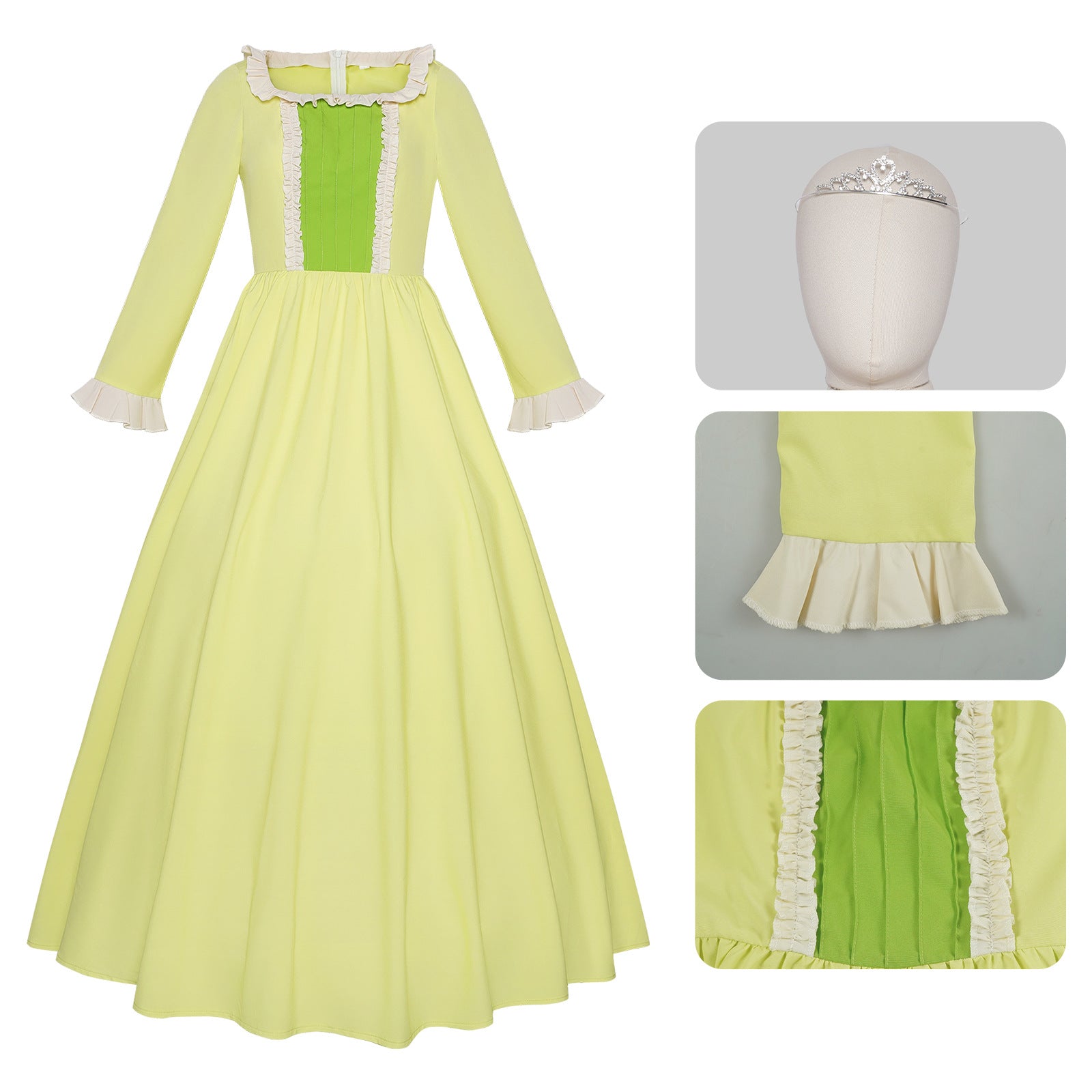 Sofia the First Princess Amber Cosplay Costume - Halloweez