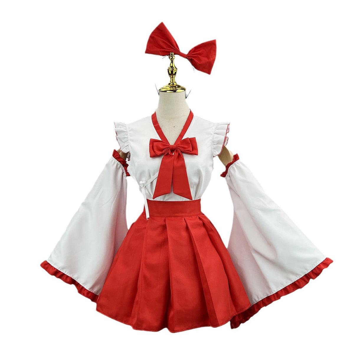 Japanese Shrine Maiden Cosplay Costume, Custom Made for Halloween & Dance Show