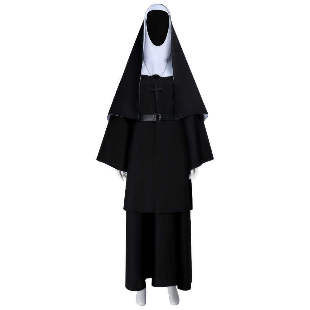 The Nun Cosplay Costume Custom Horror Movie Halloween Roleplay Outfit