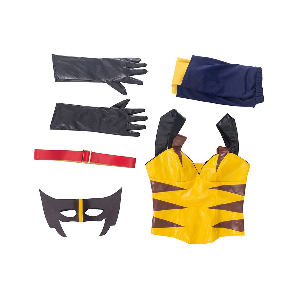 Marvel X-Men Wolverine Cosplay Costume for Women - Lady Wolverine Outfit - Halloweez