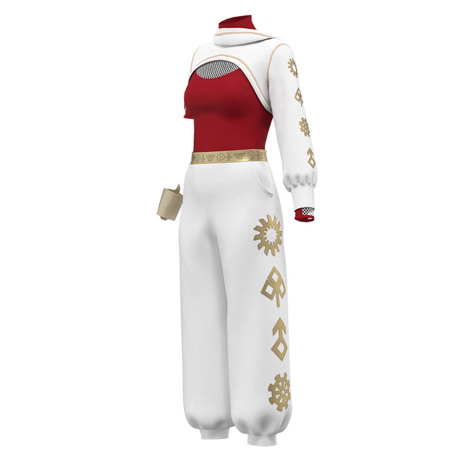 ZOMBIES High School Eddie Cosplay Costume Halloween Retro Stage Performance Outfitlay服装 - Halloweez