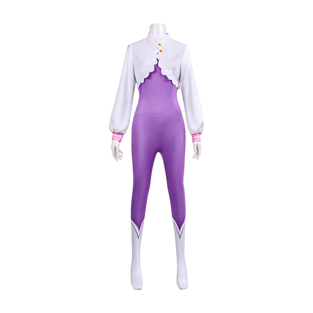 Re:ZERO Starting Life in Another World Emilia Cosplay Jumpsuit Bodysuit - Halloweez