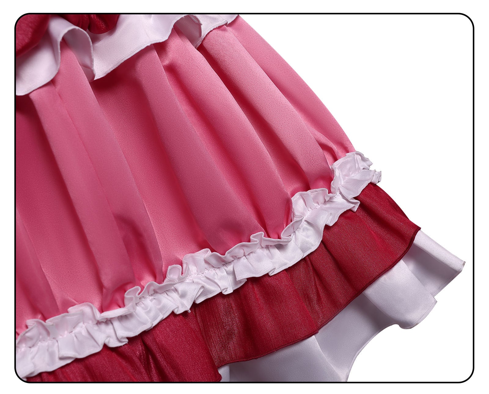 Puella Magi Madoka Magica Sakura Kyoko Magia Outfit, Sweet Cake Dress Anime Cosplay Costume, Ready to Wear Magical Girl Cosplay Dress - Halloweez