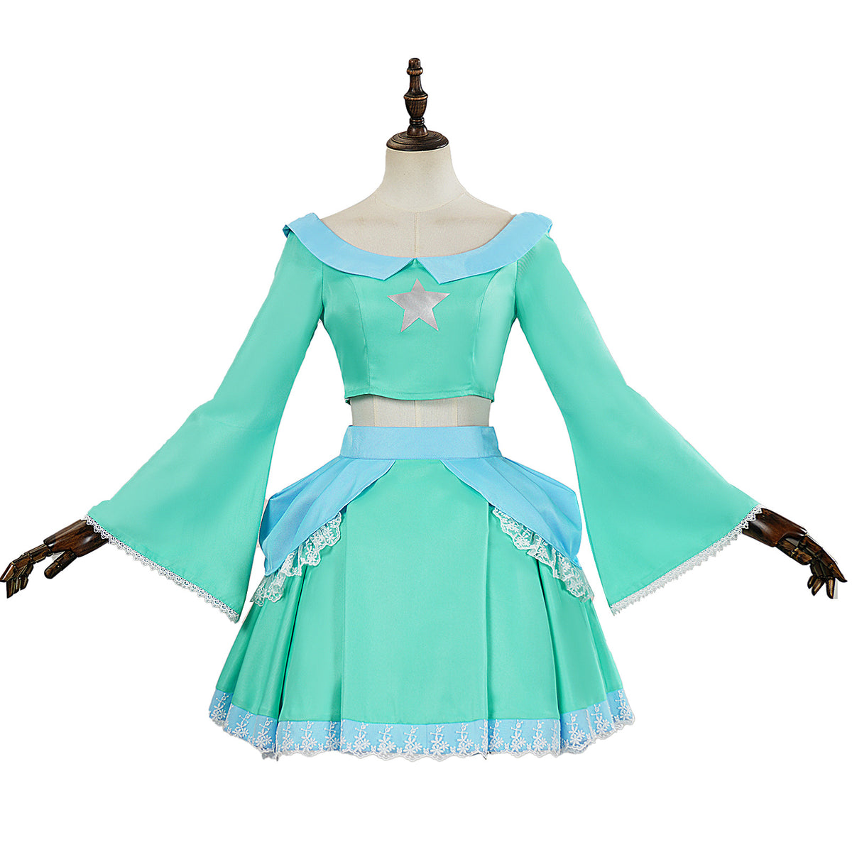 Super Mario Princess Rosalina Cosplay Dress Set, Customizable Game Outfit for Halloween, Comic Con, Stage Performance & Themed Party - Halloweez